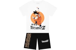 Dragon Ball Z Set Maglia E Pantaloncini Bambini, Set Coordinato Bambino Goku, Completo Ragazzo Anime Dragon Ball