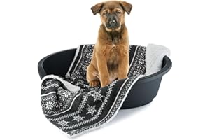 Celebright Manta de Navidad para mascotas, manta de forro polar de felpa de lujo para perros, gatos o cachorros, 72 cm x 110 cm, diseño de Navidad, lavable a máquina, cálido invierno, esponjoso y