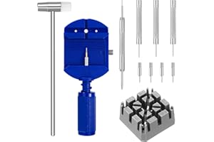 SZYILIDA 12-in-1 Kit Orologiaio Professionale, Kit Riparazione Orologio da Polso, Togli Maglie Orologio, Attrezzi Orologiaio Regola Cinturino, Kit Cambio Batteria Orologio, Togliere Perni Cinturino