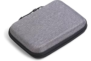 AKORD 2.5 Black Small Compact Protective EVA Case Bag Pouch for SSD USB External Portable Hard Drive Pocket Carrying Memory Card Hard Disk, Grey