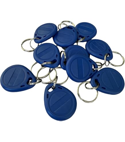 10 Badges RFID Porte-clés Token Tag - Compatible Wiegand26 Pour Contrôle D'accès