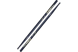 Zildjian 5A Hickory Drumsticks - Nylon Tip - Black