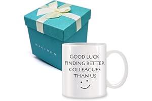 MAGEDON Good Luck Finding Better Colleagues Than Us Coffee Mug 11oz - Leaving Gifts for Colleagues Women Men, Going Away Gift for Coworker Goodbye Farewell