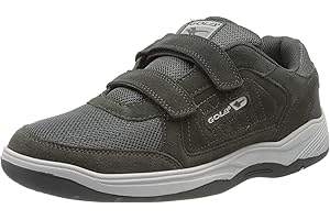 FOOTWEAR STUDIO Gola AMA202 Belmont Cuir Véritable Baskets Scratch Hommes Chaussures Larges