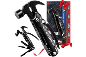BIBURY Gifts for Men, Multi Tool Gadgets, Unique Birthday Gifts for Men, Mini Hammer Multitools Mens Gift for Dad, Christmas Presents Camping Accessories, Stocking Fillers Mens Gift for Him
