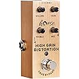 Guitar Pedal, Horse Electric Guitar Effects Pedals Mini Single Type DC 9V True Bypass (Gold)