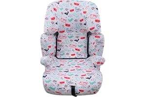 JYOKO Kids Funda de algodón para Silla de Coche Compatible con Concord Transformer T (Dino Party)