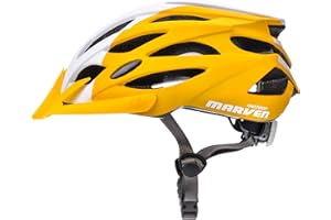 meteor Casco Bici Ideale per Giovani e Adulti Donna e Uomo Caschi Perfetto per Downhill Enduro MTB Scooter Helmet per Tutte Le Forme di attività in Bicicletta Marven