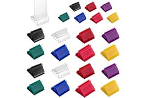 ASTER Plastikowe stojaki na karty do gier, wielokolorowe, do gier planszowych, 24 szt