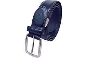 Armata di mare Cintura Uomo In Vera Pelle, Accorciabile Fibbia Fast Cut, Con Scatola