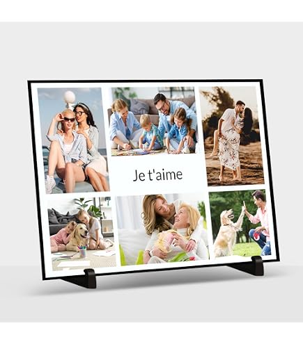 Photo Sur Toile Personnalisable - Cadre Photo Déco Murale - Cadeau Couple, Famille, Mariage - Toile Coton Canvas - 30x40cm Ou 50x70cm