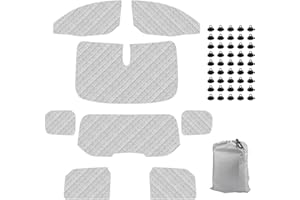 Opaltool Oscurante Termico Interno per 2012-2022 Ford Tourneo Connect, 8 Pezzi Parasole per Parabrezza Resistenti ai Raggi UV per la Privacy e il Controllo Della Temperatura