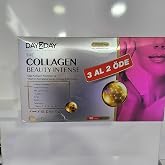 Day2Day Collagen Beauty Intense, 10000 mg Kolajen Peptit ve Vitamin Kompleks İ&ccedil;eren Takviye Edici Gıda, 90 Saşe