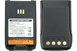 VINEYUAN Hytera BL1504 (sottile) BL2020 (spessa) BL2010 (spessa) Batteria per Hytera PD500 PD530 PD560 PD600 PD680 TD500 TD560 Batteria di ricambio per radio bidirezionali