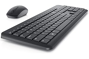 Dell KM3322W Wireless USB Keyboard and Mouse Combo, Anti-Fade & Spill-Resistant Keys, up to 36 Month Battery Life, 3Y Advance