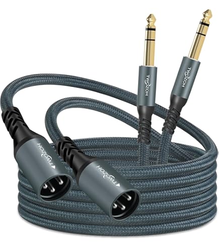 Cable Matters 3,5mm naar XLR Kabel - 1,8m, XLR Male naar 3,5mm Jack Kabel Male naar Male voor Laptop Smartphone Tablet MP3 Speler en Audio Mixer Zwart Niet voor Microfoon Cable Matters 3,5mm naar XLR Kabel - 1,8m, XLR Male naar 3,5mm Jack Kabel Male naar Male voor Laptop Smartphone Tablet MP3 Speler en Audio Mixer Zwart Niet voor Microfoon