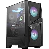 MSI MAG Forge 100R Case ATX, 2 ventole ARGB + controller (Mystic Light), supporta radiatori fino a 240mm, vetro temperato 4mm
