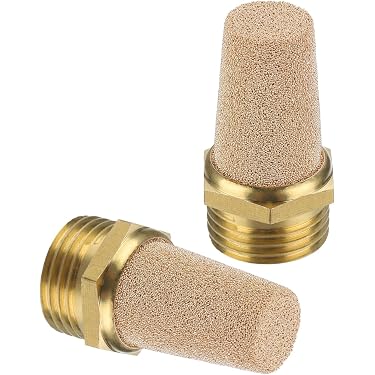 Silenziatore Per Sfiato Pneumatico In Bronzo Sinterizzato – 1/2 Pollice NPT – Modello BV-N-48-B - Foto 5