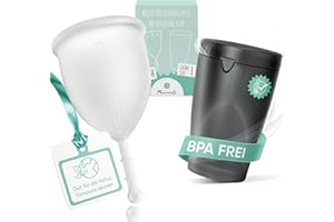 MAMMACITA® Copa Menstrual L - Copa menstrual de silicona suave para periodos regulares y abundantes - Copa menstrual lavable - Copa menstrual como alternativa a tampones o compresas