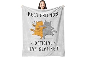 Juratar Best Friend Blanket Gifts, Friendship Gifts for Women, Christmas Bestie Gifts for Women, Unbiological Sister, BFF, Soul Sister Soft Flannel Blanket Birthday Gifts, 50"x60"inch
