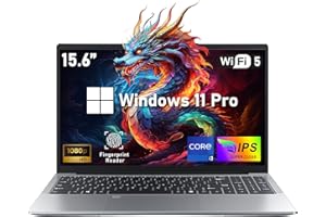 NIAKUN 15.6 Pulgadas Laptop Pc Ordenador Portatil Computadora Maletín metálico para Estudiantes, RAM 16GB+SSD 1TB, i3 1025G1 Processor(hasta 3,4 GHz) Notebook, Teclado Retroiluminado, RJ45/1000Mbps