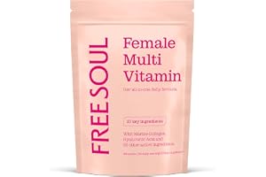 Women's Multivitamins & Minerals with Marine Collagen & Hyaluronic Acid | 27 Essential Vitamins, Minerals, & Botanicals | Glu