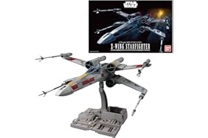 Revell 01200 X-Wing Starfighter Bandai (Click System) 1:72 Scale Unbuilt, Pre-coloured, Click-Together (Non-Glue), Plastic Model Kit