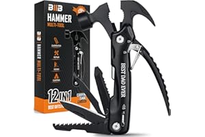 BIIB Gifts for Men, Birthday Gifts for Men Who Have Everything, Multi Tool Gadgets Mens Gift for Dad, Dad Birthday Camping Accessories, Stocking Fillers Mens Gift for Him