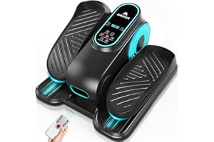 Amonax Electric Elliptical Trainer, Mini Crosstrainer, Motorisiert Beintrainer Im Sitzen Für Senioren, Cardio Heimtrainer Unter Dem Schreibtisch, Sitzendes Pedal Exerciser Cross Trainer