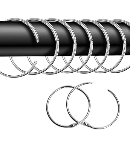 Anneaux En Acier Inoxydable 304 - Lot De 6 - 60mm Diamètre, 5mm Épaisseur - Pour Suspension, Bricolage, Déco