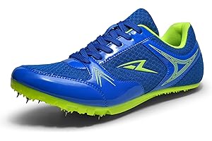 WEJIESS Leichtathletik Spike Schuhe Herren Jugendliche Anti-Rutsch Unisex Leichtathletik Schuhe Atmungsaktive Running Sneakers Sprint Jumping Race Training Schuhe