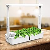 @tec Mini Pflanzenaufzuchtstation Gewächsstation Zimmer-Gewächshaus Anzuchtkasten Frühbeet Treibhaus mit 40 LED´s Beleuchtung