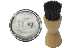 Woly Shoe Cream wax polish 50ml & Fresh Step Luxury Application Brush for the perfect colour restor and shine
