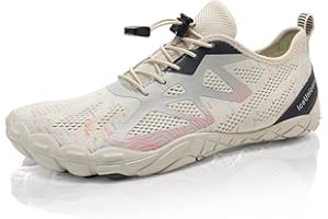 IceUnicorn Herren Damen Barfußschuhe Traillaufschuhe Fitnessschuhe Knit Minimalistische Breiter Zehenbox
