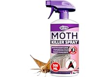 Aviro Moth Killer Spray - Fast Acting Moth Repellent For Wardrobes, Fabric & Surfaces. Professional Strength Carpet Moth Spra