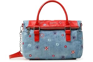 Desigual Fabric Hand Bag, Borsa a Mano Donna, Taglia Unica