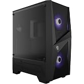 MSI Mag Forge 100M, Temperli Cam, 2X Rgb Fan, 1X 120Mm Fan Atx Gaming Bilgisayar Kasası