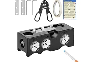 CUMNVULNT Billiard Cue Tip Shaper, 10-in-1 Pool Cue Repair Tool, Multifunctional Cue Tip Replacement Kit Pool Cue Accessories for Cue Tip Maintenance and Repair