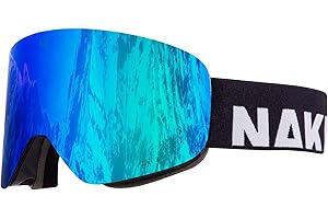 NAKED Optics® ski goggles - snowboard goggles for men and women - Mirrored with magnetic exchange system - Ski Goggles for Men and Women