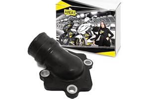 ‎AREA LONGBOARD Ansaugstutzen kompatibel mit Yamaha Axis 50, Zest 50, Breeze 50, Aerox 50 2T, Jog 50 2T (23 mm)