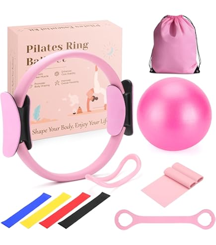 Ensemble De Bagues De Pilates, Anneau De Pilates Pour Femmes - Bandes