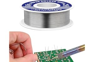 SODWES 1.0mm 100g Etain a Souder,Flux Soudure Electronique,étain Avec Noyau De Colophane,Flux Soudure,Etain a Souder Electronique,Fil étain Soudure,Bobine D'étain à Souder Avec Flux Pour La électrique