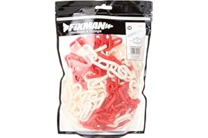 Fixman 615292 Plastic Chain 6 mm x 5m Red/White