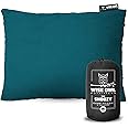 Wise Owl Outfitters Camping Pillow - Camping Essentials and Travel Pillow for Airplanes, Camping, and Travel - Memory Foam Washable Pillow - Small/Medium