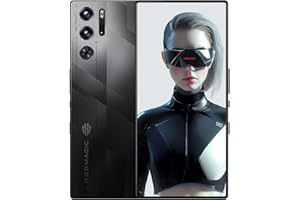 REDMAGIC 9S Pro 120Hz Gaming Smartfon, 5G Android Smartphone, 12GB RAM+256GB ROM, Snapdragon 8 Gen 3, 6.8" AMOLED FHD Ekran, FHD+ Gaming Telefon, 50MP Kamera, 80W Ładowarka, Dual-Sim, NFC Czarny