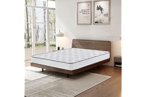 Stanew Matelas en Mousse 22 cm et Mousse A Mémoire Matelas,Parfait Soutien Haute Resilience Ultra Respirante, Matelas réversible à Deux Faces entièrement utilisables (160 x 200 cm)