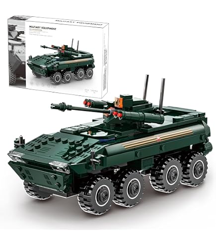 Sluban M38-B1135 Carro Armato Medio 3-in-1 – Set Costruzioni 1/35 Con Mattoncini - 2