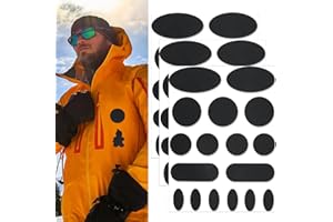 SKYSTUFF Nylongewebe zum Reparieren von Löchern in Kleidung, Selbstklebende Reparaturflicken für Daunenjacken, Wasserdichtes, Selbstklebend Stoff