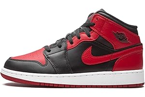 Nike Air Jordan 1 Mid (GS), Scarpe da Fitness Bambino