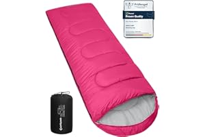 KingCamp Sac de Couchage Adulte et Enfant Sac de Couchage Compact Ultra Leger 3 Saisons Connectable pour Double Duvet Grand Froid pour Camping Hiking Trekking Randonnée Voyage Extérieur
